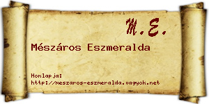 Mészáros Eszmeralda névjegykártya